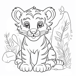 Tiger Coloring Pages – Coloring corner