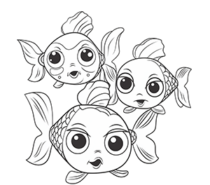 Whimsical Fish Friends