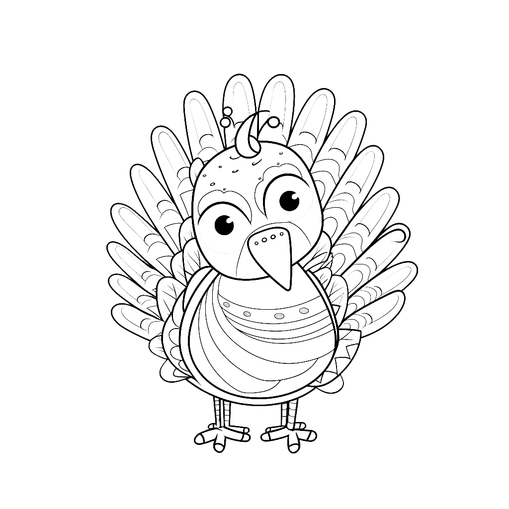 Turkey Coloring Pages