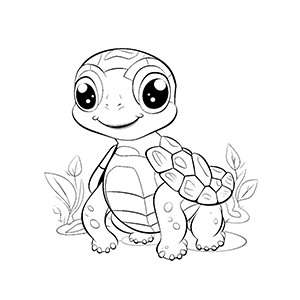 Turtle Coloring Pages – Coloring corner