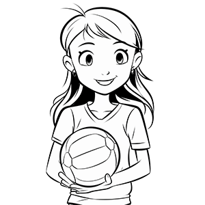 Spirited Beach Volleyball