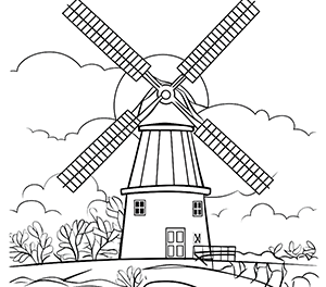 Cozy Cottage Windmill