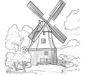 Delightful Garden Windmill