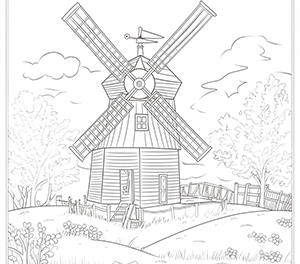 Gentle Breezy Windmill