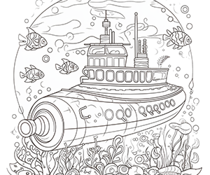 Playful Mini Submarine
