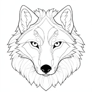 Wolf Coloring Pages – Coloring Corner