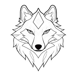 Arctic Wolf coloring pages – Coloring corner