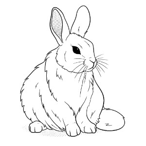 Arctic hare coloring pages – Coloring corner