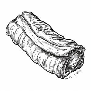 BBQ Ribs coloring page – Coloring corner