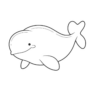 Beluga Whale Coloring Pages – Coloring Corner