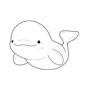 Beluga Whale coloring pages – Coloring corner