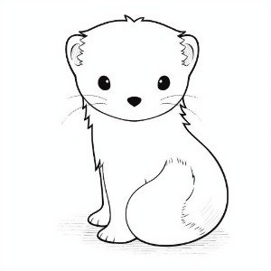 Ermine coloring pages β Coloring corner