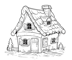 Merry Gingerbread House Wonderland