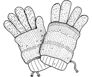 Classic Snowflake Gloves