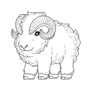 Muskox coloring pages – Coloring corner