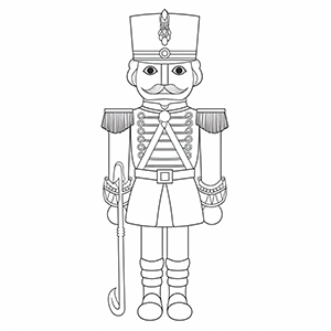 Nutcracker coloring page – Coloring corner