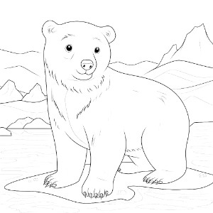 Free Bear Coloring Pages