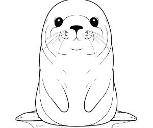 Whimsical Seal Wonder