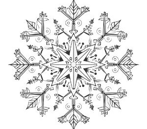 Intricate Snowflake Design