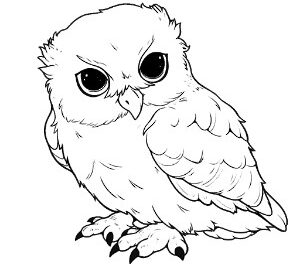 Snowy Owl Ethereal Serenade