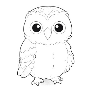 Snowy owl coloring pages – Coloring corner