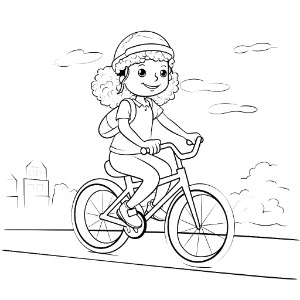 Joyful Bicycle ride