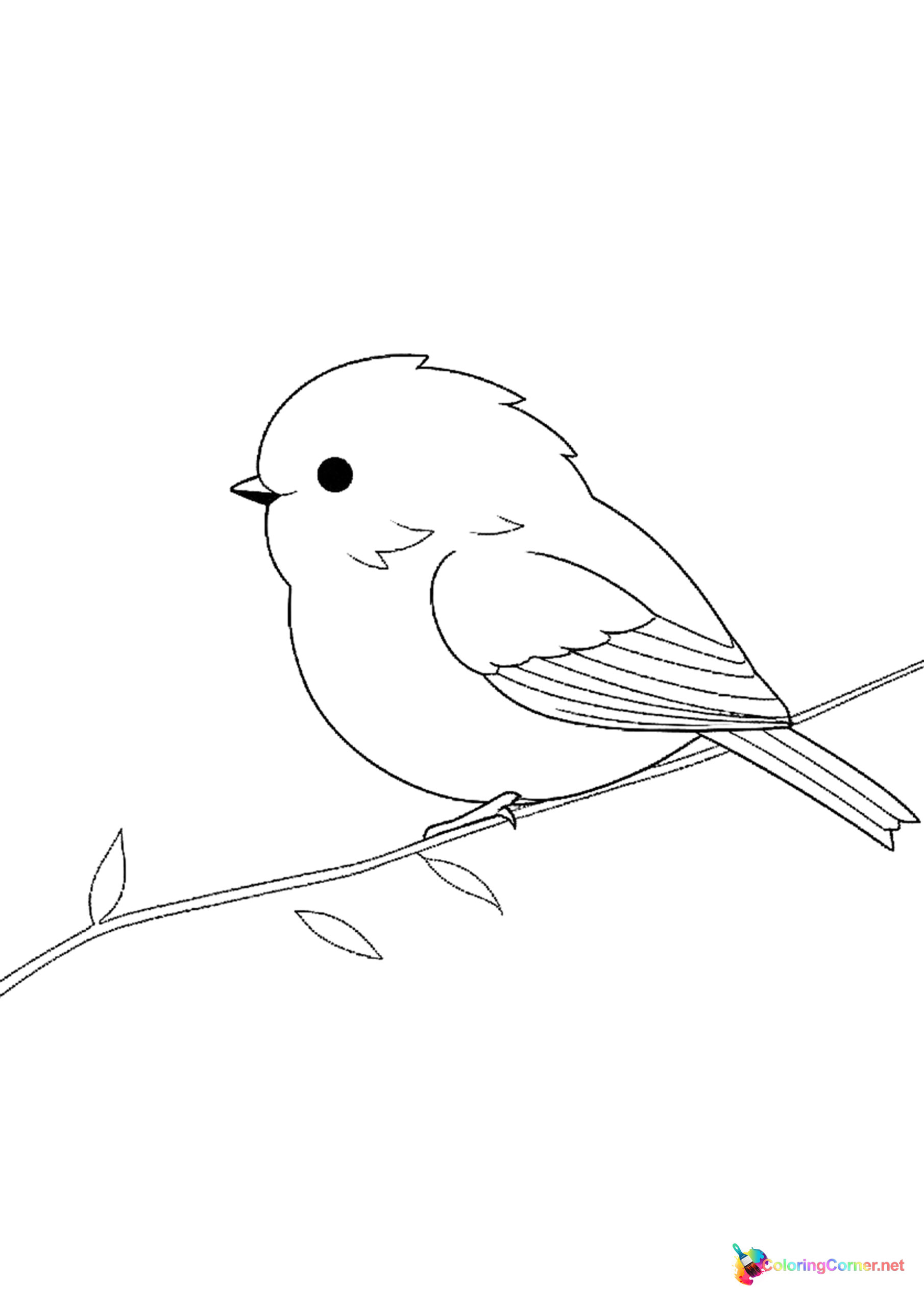 Bird coloring page