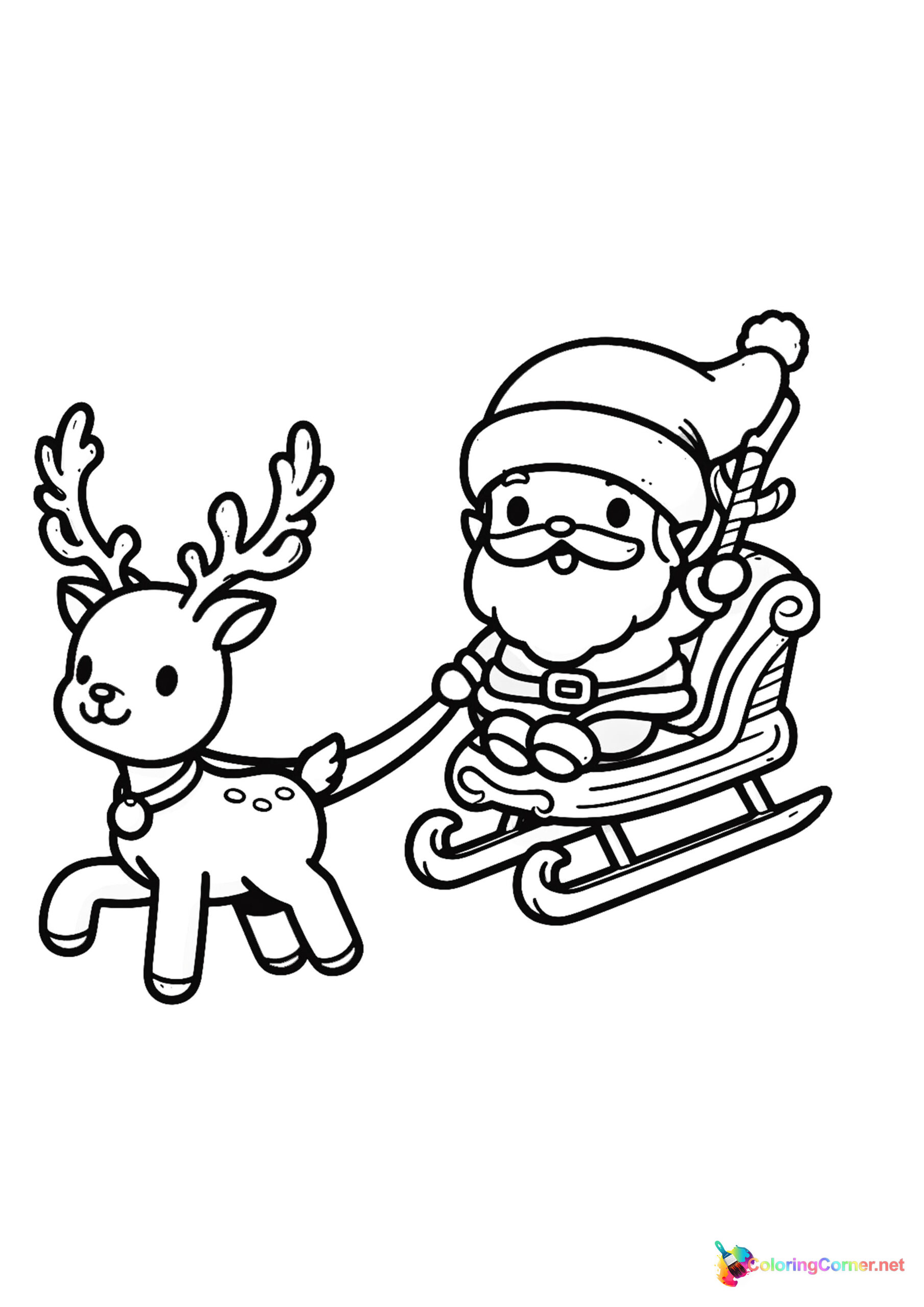 Christmas Coloring Page Coloring Corner