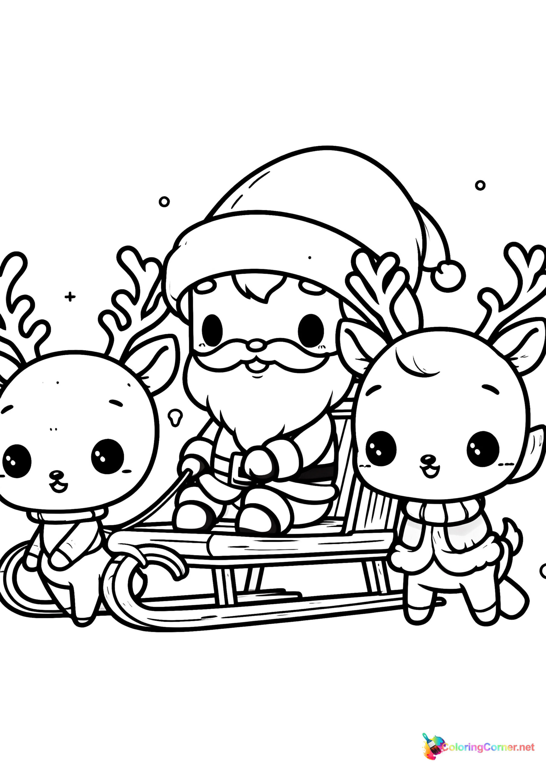 Christmas Coloring Page Coloring Corner