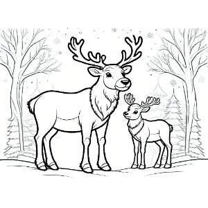 Christmas coloring page – Coloring corner