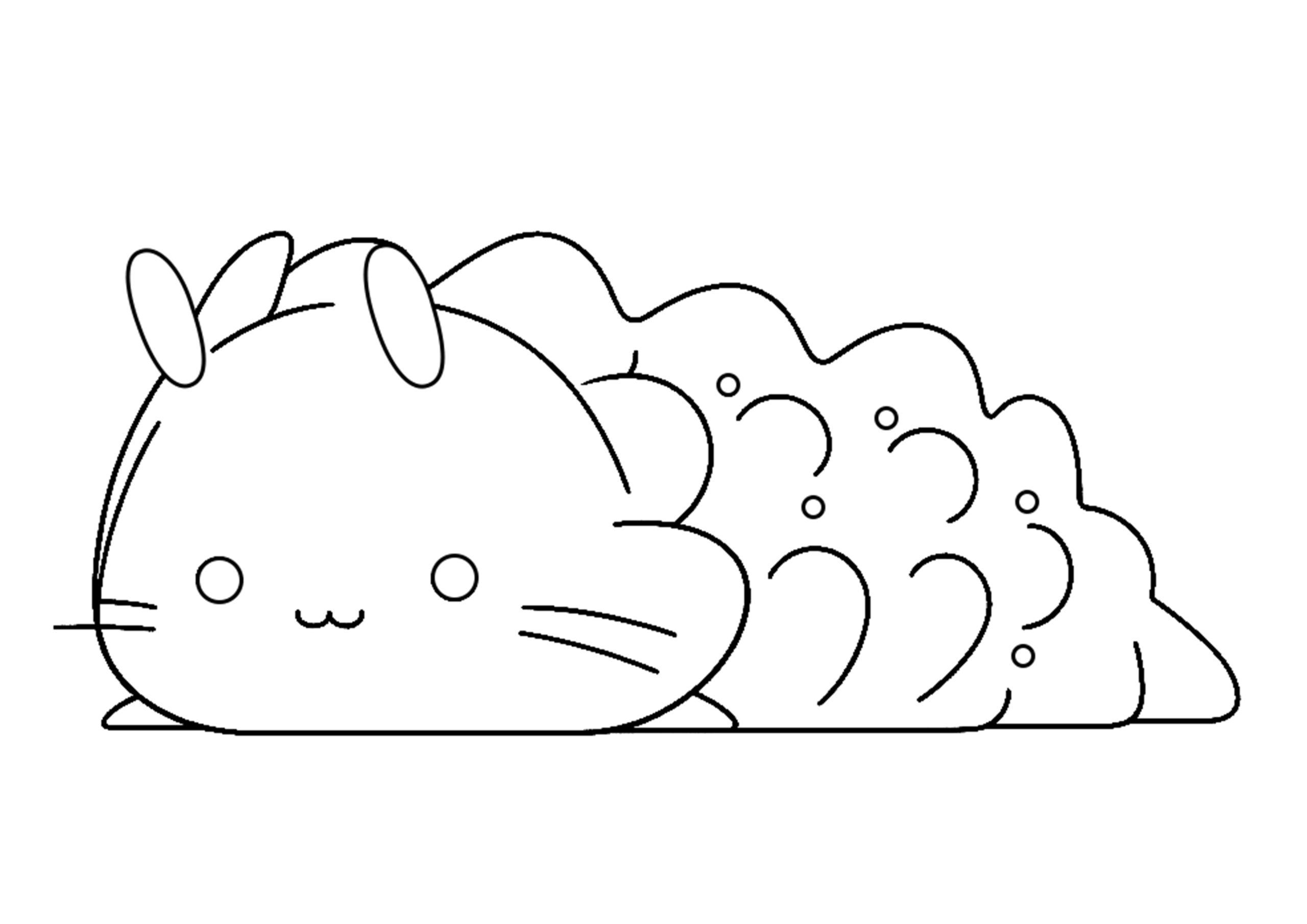 Caterpillar coloring page