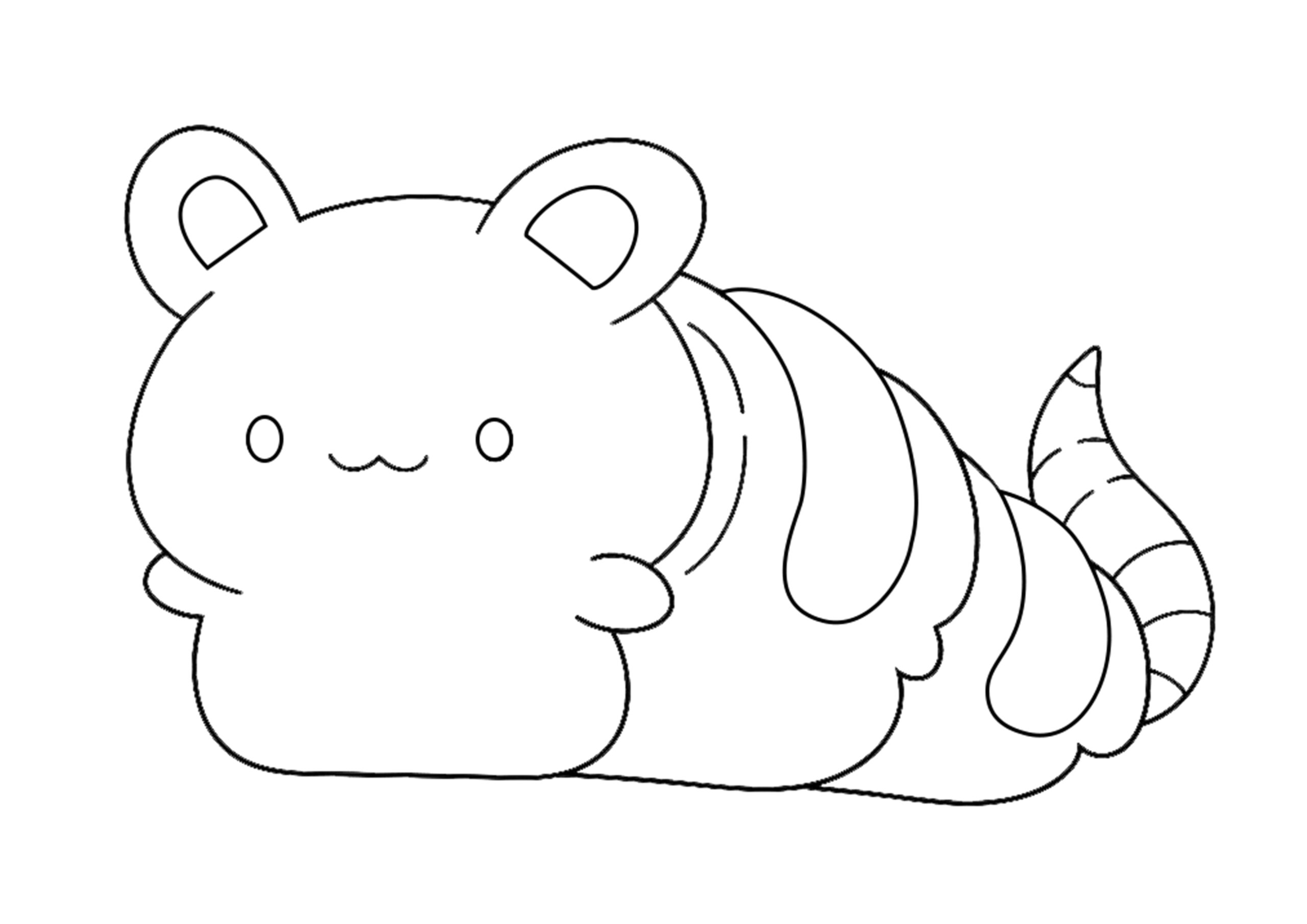 Caterpillar coloring page